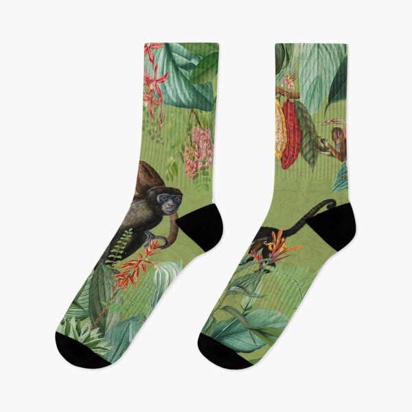 Item preview, Vintage Exotic Monkeys In African Jungle Adventure Nightgarden designed and sold by UtArt.
