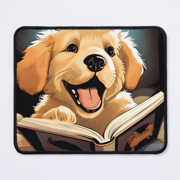 Item preview, Golden Retriever Night Time Story designed and sold by ARTficiallyAnon.