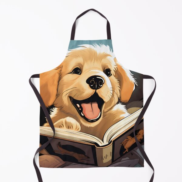 Item preview, Golden Retriever Night Time Story designed and sold by ARTficiallyAnon.
