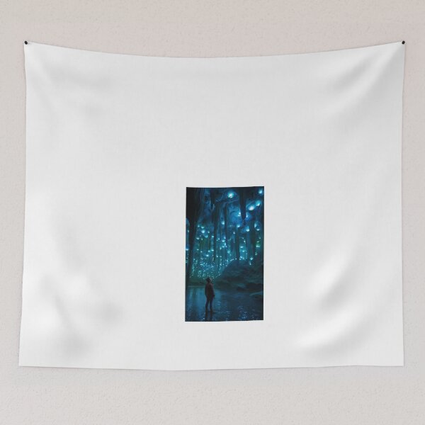Item preview, a person standing in a room filled with blue lights designed and sold by Dark Fantasy Store.