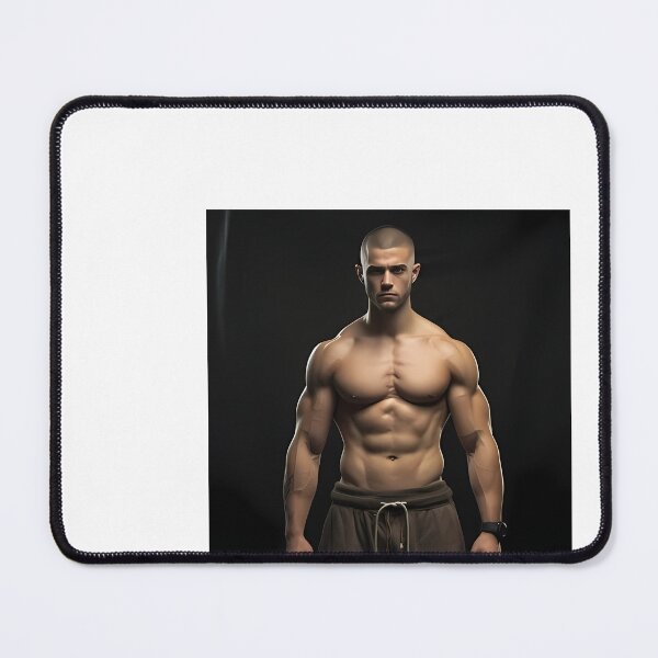 Item preview, a shirtless man standing in front of a black background designed and sold by Dark Fantasy Store.
