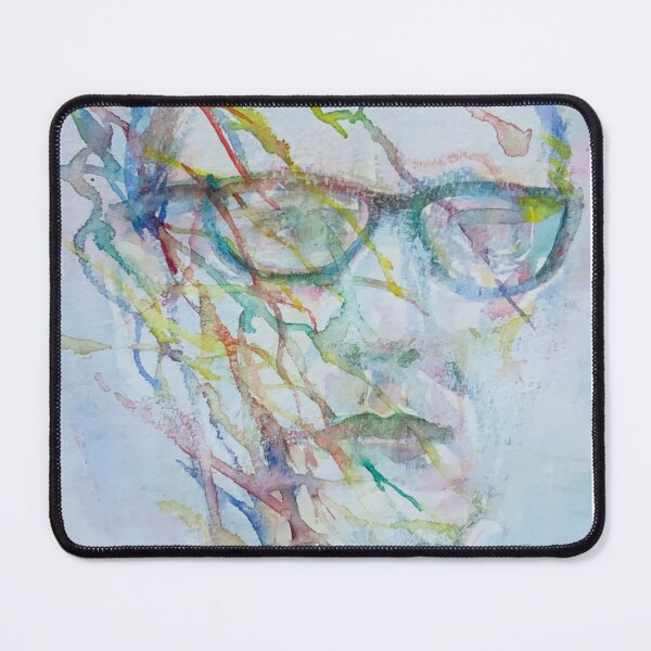 Item preview, WILLIAM BURROUGHS watercolor and acrylic portrait designed and sold by lautir.