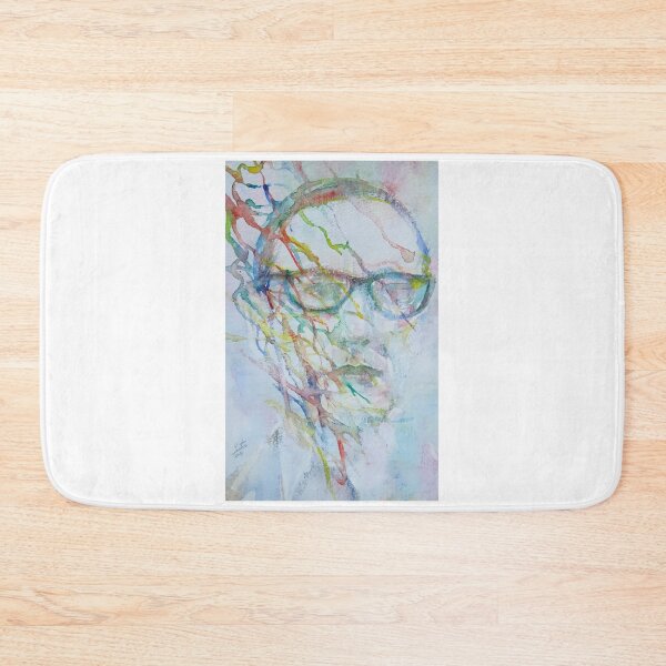 Item preview, WILLIAM BURROUGHS watercolor and acrylic portrait designed and sold by lautir.