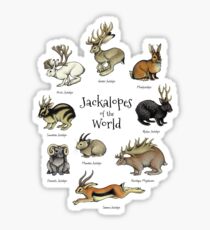 Jackalopen der Welt Sticker