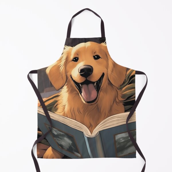 Item preview, Golden Retriever Night Time Story designed and sold by ARTficiallyAnon.