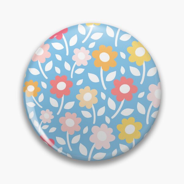 Item preview, Blue Daisy Floral Flower Botanical pattern designed and sold by Nicola-Rowe.