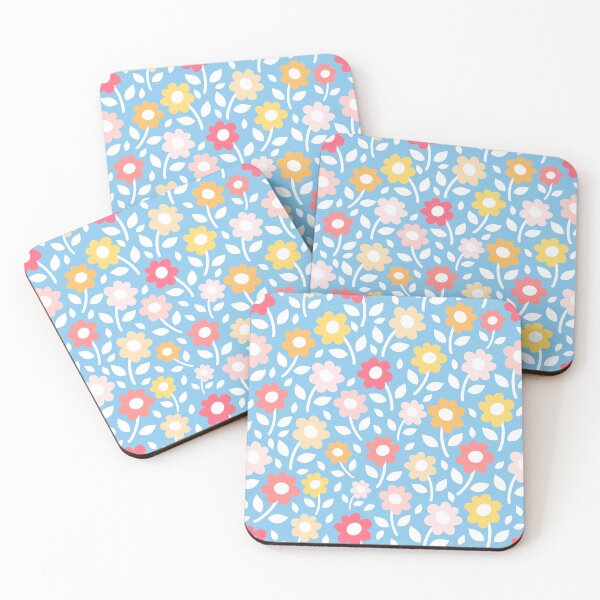 Item preview, Blue Daisy Floral Flower Botanical pattern designed and sold by Nicola-Rowe.