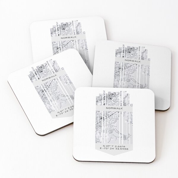 Item preview, AMERICA Norwalk, CT - Latitude/Longitude designed and sold by ALLesROUNDER.