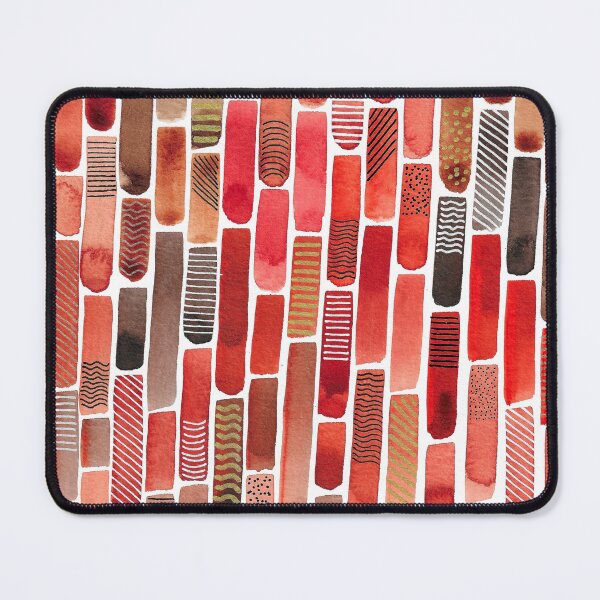Item preview, Vertical Stripes with autumnal colors designed and sold by InspiringLines.