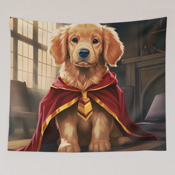 Item preview, Golden Retriever Wizard Griffin  designed and sold by ARTficiallyAnon.