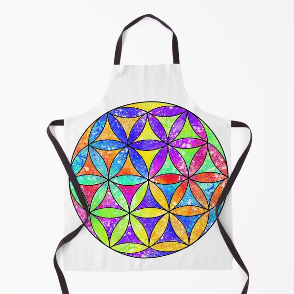 Item preview, Rainbow Geometric Circle Flower Mandala - Color Shift Pattern designed and sold by CrystaLinaCraft.