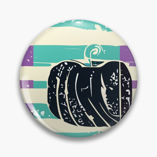 Item preview, Two Halloween Pumpkins with Stripes designed and sold by SamJanner.