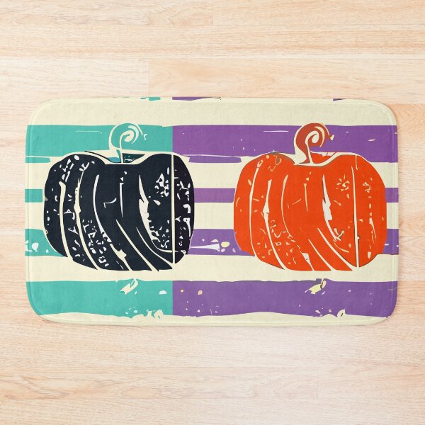 Item preview, Two Halloween Pumpkins with Stripes designed and sold by SamJanner.