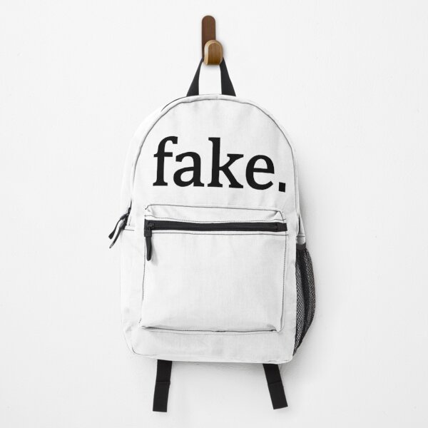 Item preview, lowercase "fake." text designed and sold by DukkyDuck.