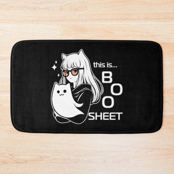 Item preview, this is some boo sheet, girl and cat designed and sold by Niktarka.