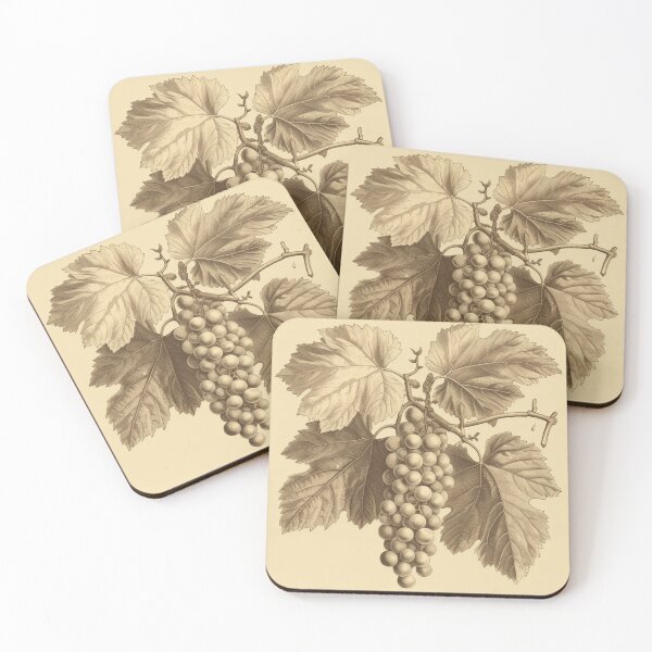 Item preview, Un boceto botánico vintage de uvas designed and sold by Sketch-Shack.