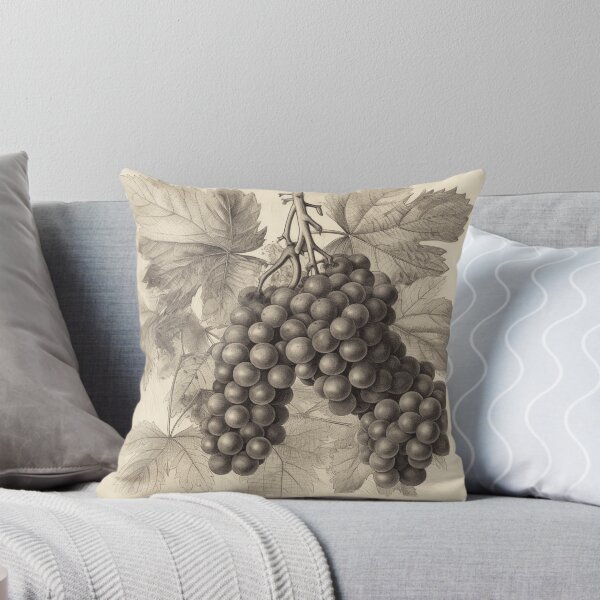 Item preview, A Vintage Botanical Sketch of Grapes designed and sold by Sketch-Shack.