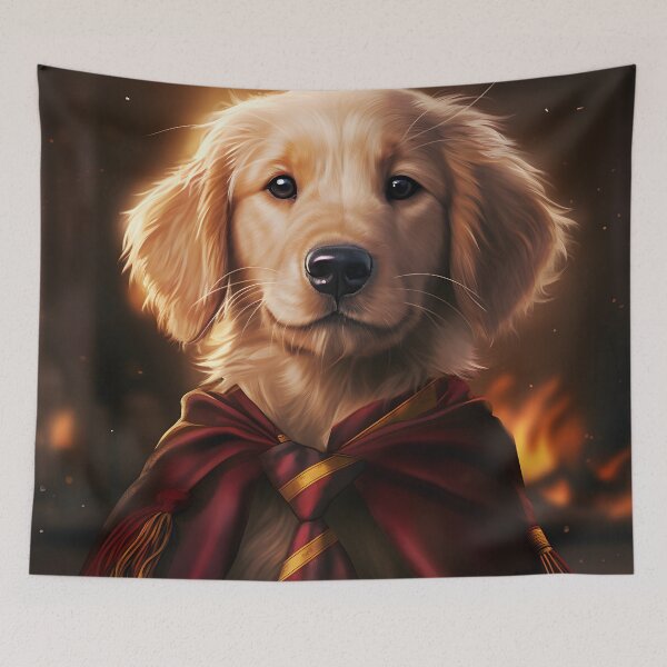 Item preview, Golden Retriever Wizard Griffin  designed and sold by ARTficiallyAnon.