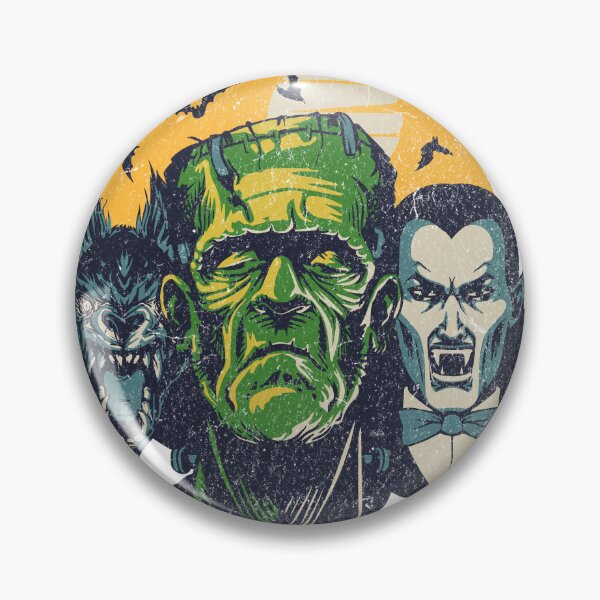 Item preview, Halloween Gang, Frankenstein,  Wolf and Dracula Shuffle- Halloween Essential T-shirrt  designed and sold by PatriciaReyes.