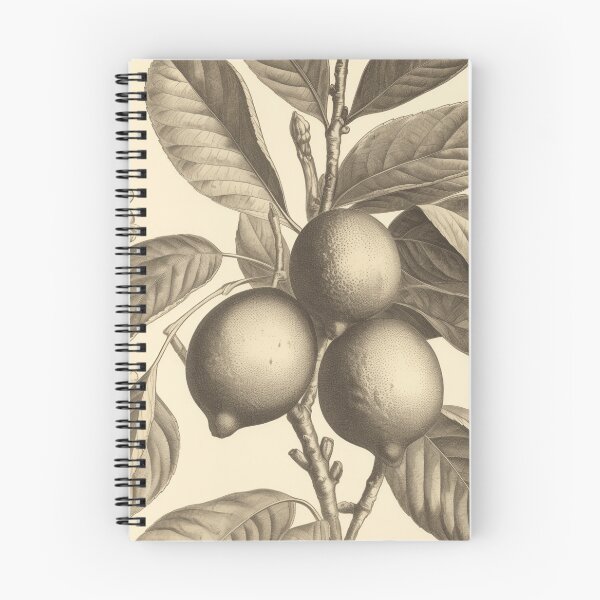 Item preview, A Vintage Botanical Sketch of Lemons designed and sold by Sketch-Shack.
