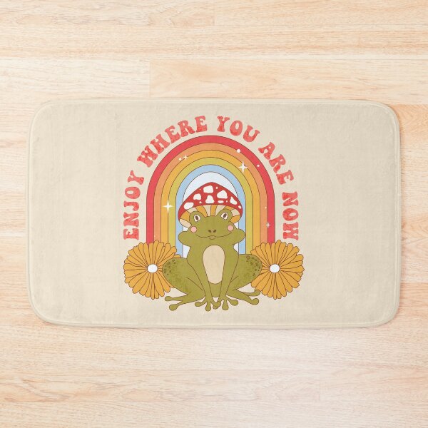 Item preview, Frog with mushroom. Enjoy where you are now. designed and sold by CoCoArt-Ua.