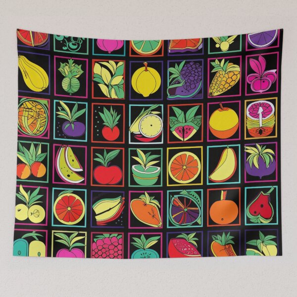 Item preview, Fruit in squares designed and sold by PawelNature.