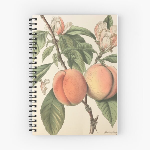 Item preview, A Vintage Botanical Sketch of Peaches  designed and sold by Sketch-Shack.