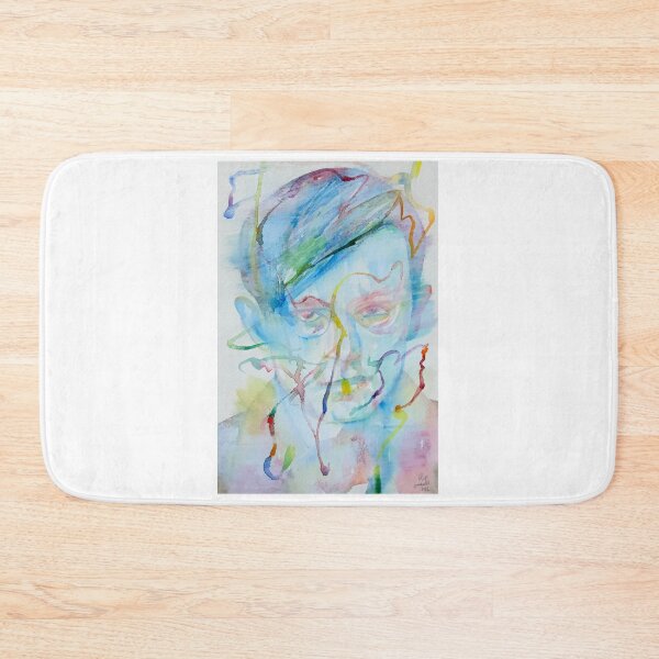 Item preview, TRISTAN TZARA watercolor and acrylic portrait designed and sold by lautir.