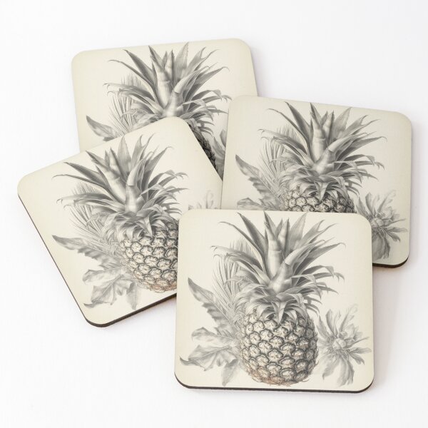 Item preview, Un boceto botánico vintage de una piña designed and sold by Sketch-Shack.