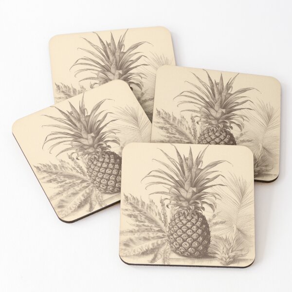 Item preview, Un boceto botánico vintage de una piña designed and sold by Sketch-Shack.