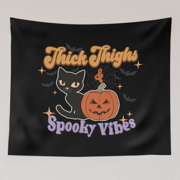 Item preview, Thick Thighs spooky vibes designed and sold by onzpacesdesign.