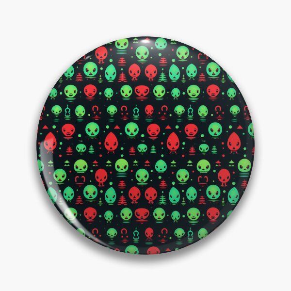 Item preview, Cosmic Aliens in Pixels: Retro Space Pattern designed and sold by Rivanes.