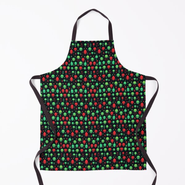 Item preview, Cosmic Aliens in Pixels: Retro Space Pattern designed and sold by Rivanes.
