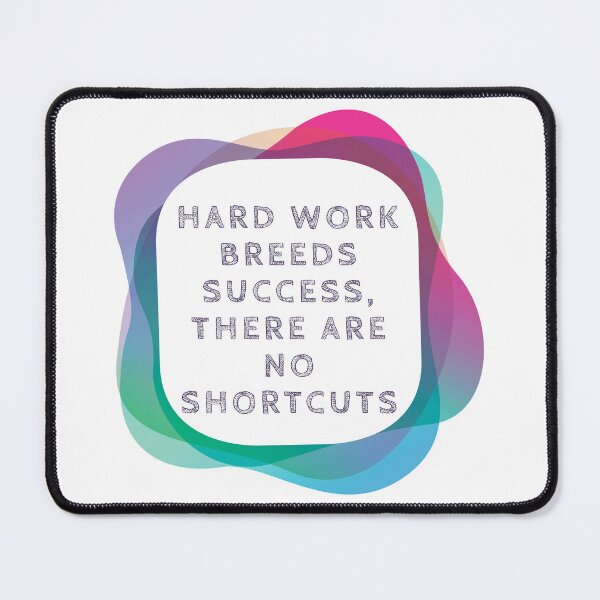 Item preview, Hard work breeds success, there are no shortcuts designed and sold by DC Shop.