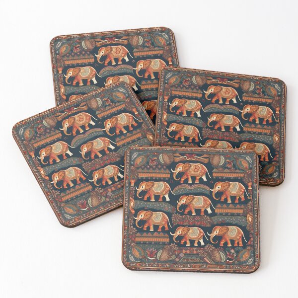 Item preview, Tapestry of 7 Elephants designed and sold by KirstenStar.