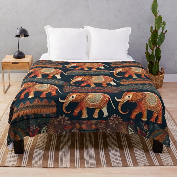 Item preview, Tapestry of 7 Elephants designed and sold by KirstenStar.