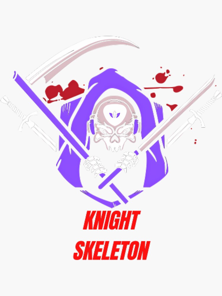 Skeleton Knight in Another World. Sticker for Sale by dannysmithh