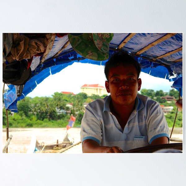 Item preview, River Border Crossing - Laos to Thailand.  designed and sold by Tiffany Lenoir.
