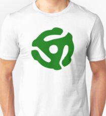 Green 45 Vinyl Record Symbol Unisex T-Shirt