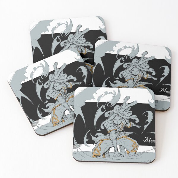 Item preview, Mainty's Magical Landing in Grey and Gold designed and sold by Meraki Goya.