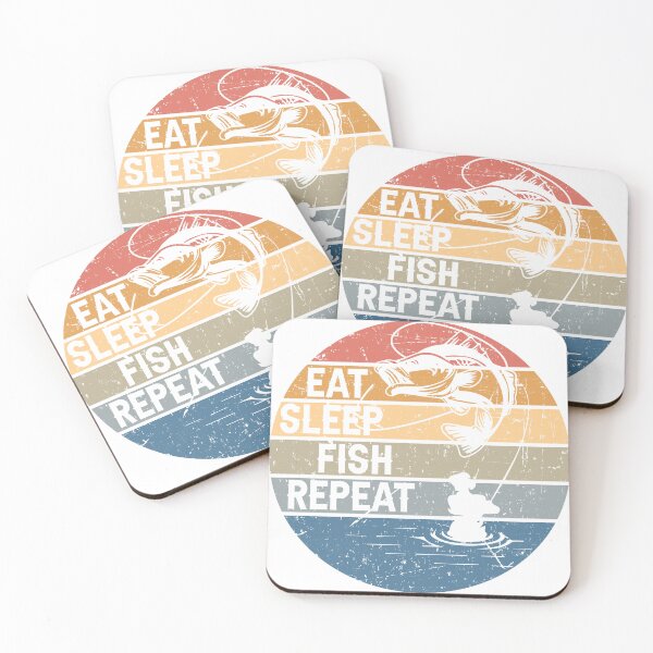 Item preview, Eat, sleep, fish, repeat designed and sold by occorocks.