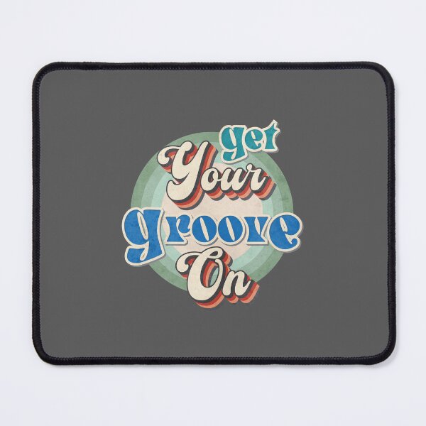 Item preview, 'Get your groove on' retro design typography designed and sold by trepiu.