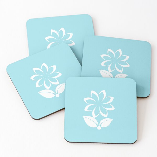 Item preview, Simple flower with sky blue background  designed and sold by Chirayu1111.