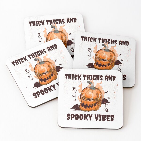 Item preview,   "thick thighs spooky vibes" halloween mood  designed and sold by GalaxyGraffiti.