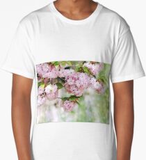 Beautiful cherry blossoming Long T-Shirt