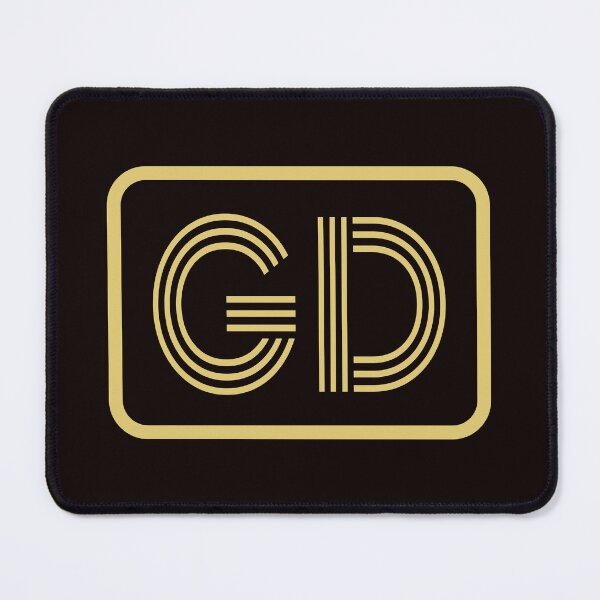 Item preview, GD Initials Gold Geometric Letters designed and sold by Jeallan Designs.