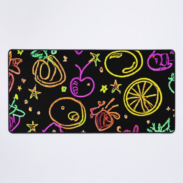 Item preview, Fruity Neon Pattern designed and sold by Health And Fitness Posts e-Store.