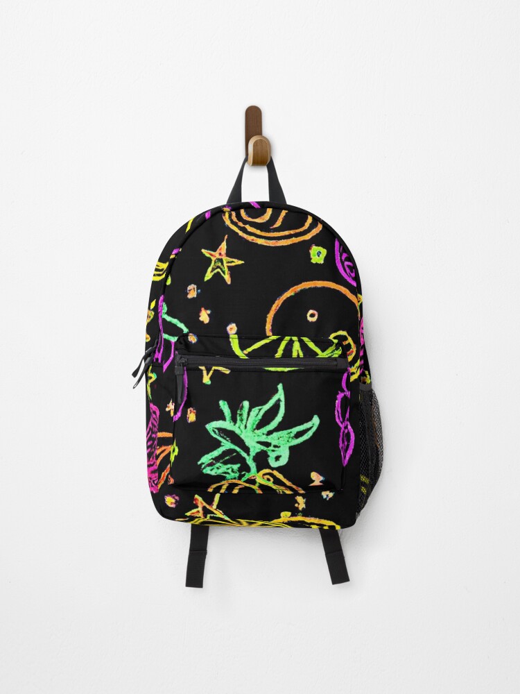 Thumbnail 1 of 3, Backpack, Fruity Neon Pattern designed and sold by Unique-Design-4.