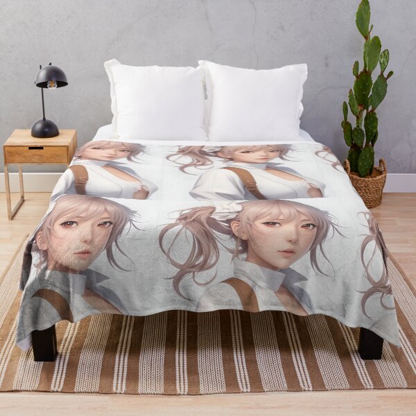 Item preview, REALISTIC DESIGN OF ANIME BEAUTIFULL GIRL , STICKERS  designed and sold by AyushAIImage01.