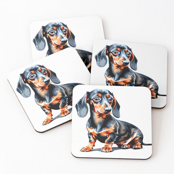 Item preview, spotted dachshund designed and sold by TaevasDesign.